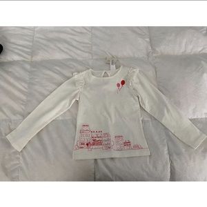 White girls long sleeve shirt